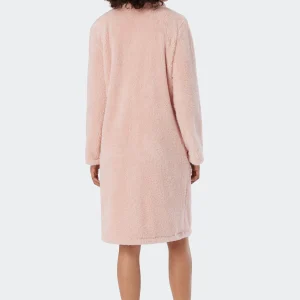 Schiesser Bademantel Teddy Fleece In Dunkelblau 10