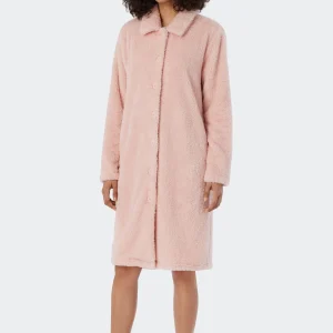 Schiesser Bademantel Teddy Fleece In Dunkelblau 12