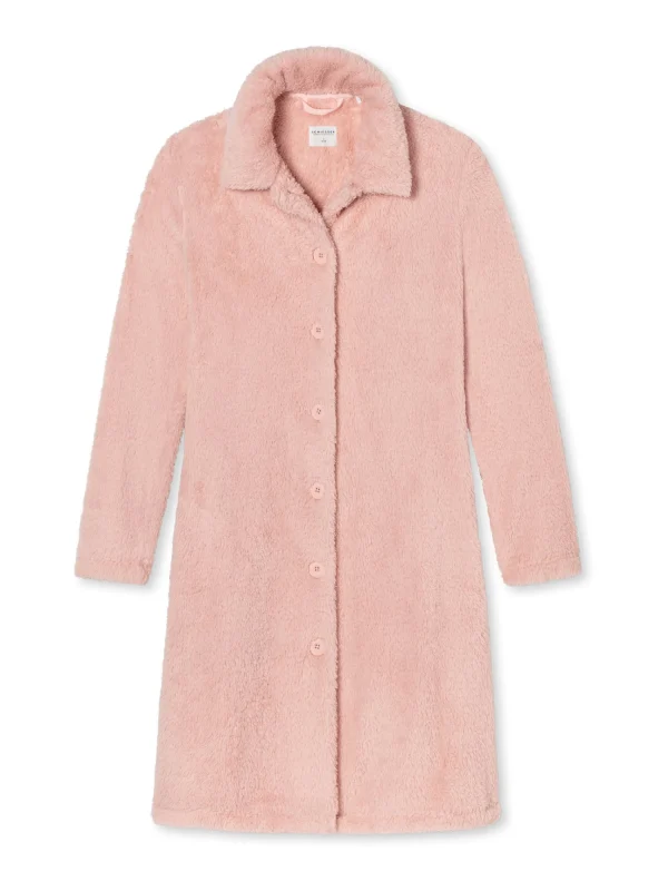 Schiesser Bademantel Teddy Fleece In Dunkelblau 1