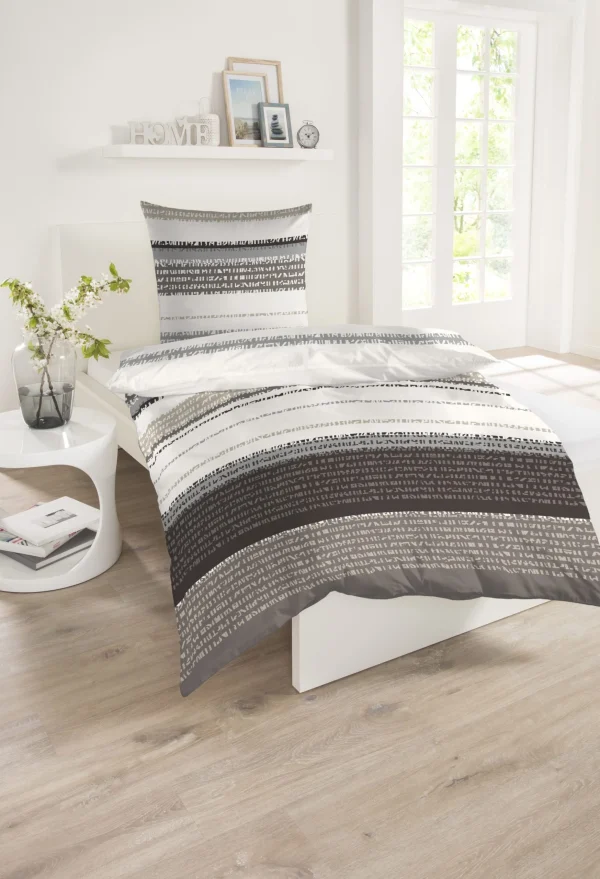 Schiesser Bettwäsche-Set Antek In Creme Und Braun 3