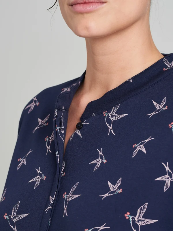 Schiesser Pullover Mix & Relax In Dunkelblau 6