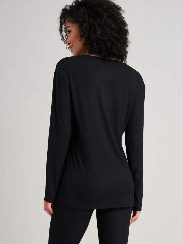 Schiesser Pullover Mix & Relax In Schwarz 4
