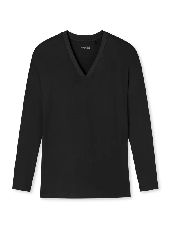 Schiesser Pullover Mix & Relax In Schwarz 1