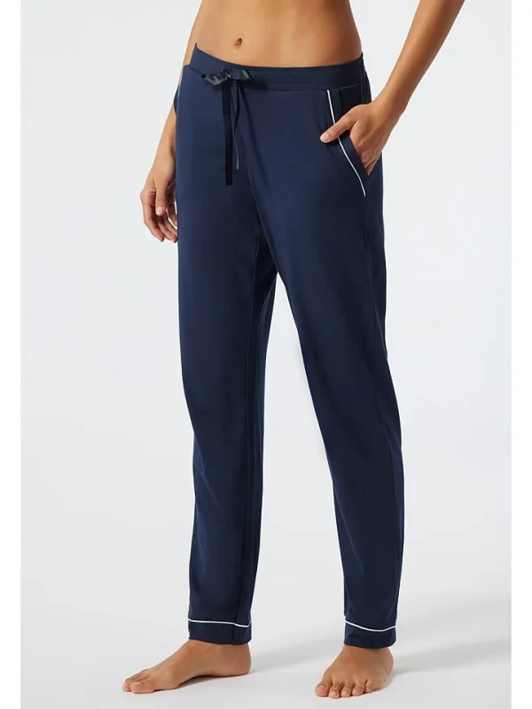 Schiesser Pyjama-Hose In Dunkelblau 1