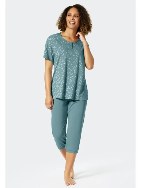 Schiesser Pyjama In Blaugrau 3