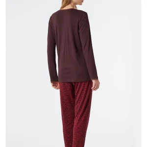 Schiesser Pyjama In Bordeaux 9