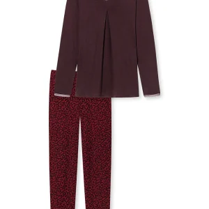 Schiesser Pyjama In Bordeaux 15