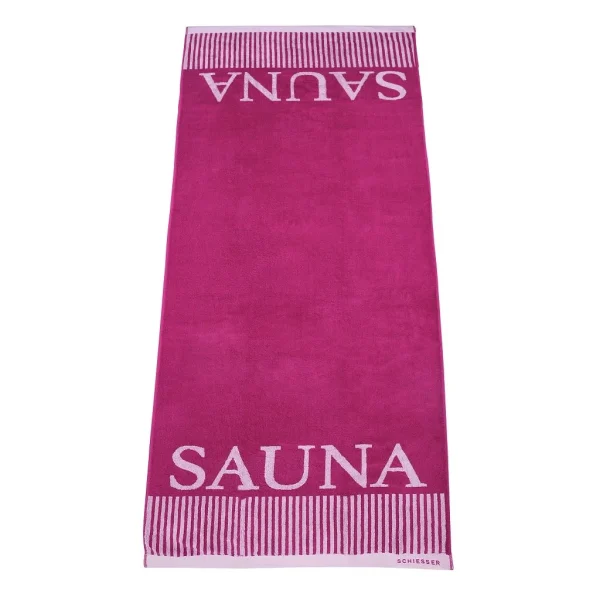 Schiesser Saunatuch Rom In Fuchsia 1