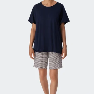 Schiesser Shorty Flared Fit In Dunkelblau 12