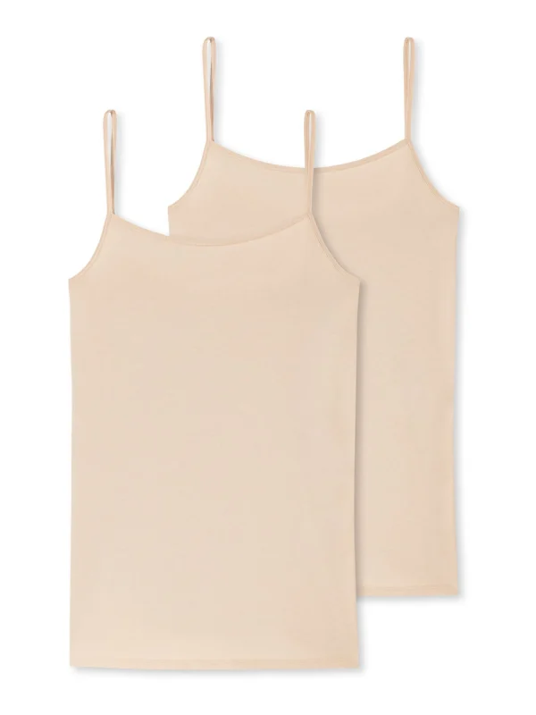 Schiesser Spaghettitop 95/5 In Beige 1