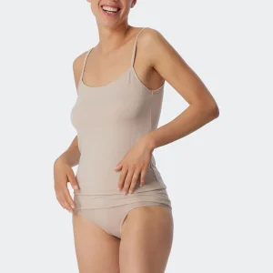 Schiesser Spaghettitop Modal Essentials In Beige 9