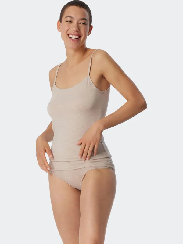 Schiesser Spaghettitop Modal Essentials In Beige 3