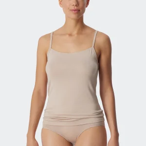 Schiesser Spaghettitop Modal Essentials In Beige 13