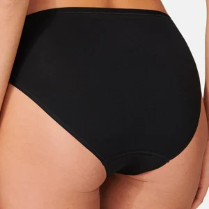 Schiesser Tai Slip 95/5 Organic Cotton In Schwarz 6