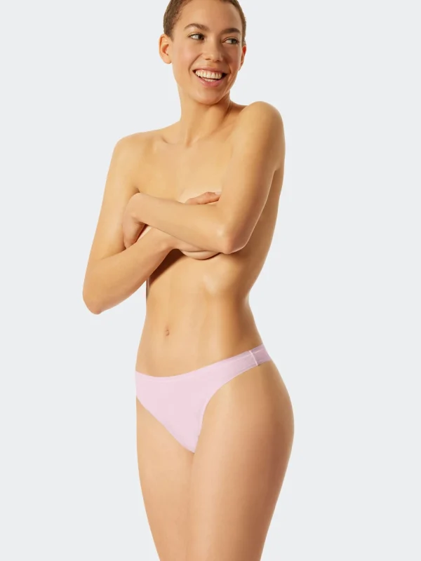 Schiesser Tanga Organic Cotton 95/5 In Assorted 1 3