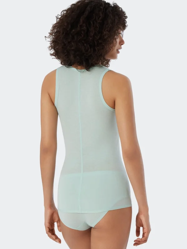 Schiesser Tanktop Personal Fit In Mintgrün 4