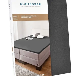 Schiesser Topper-Spannbettlaken In Anthrazit 6