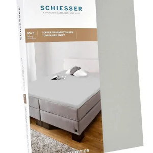 Schiesser Topper-Spannbettlaken In Silber 6
