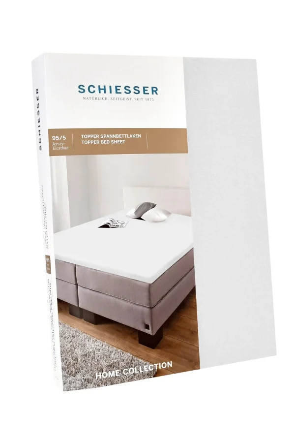 Schiesser Topper-Spannbettlaken In Weiß 3