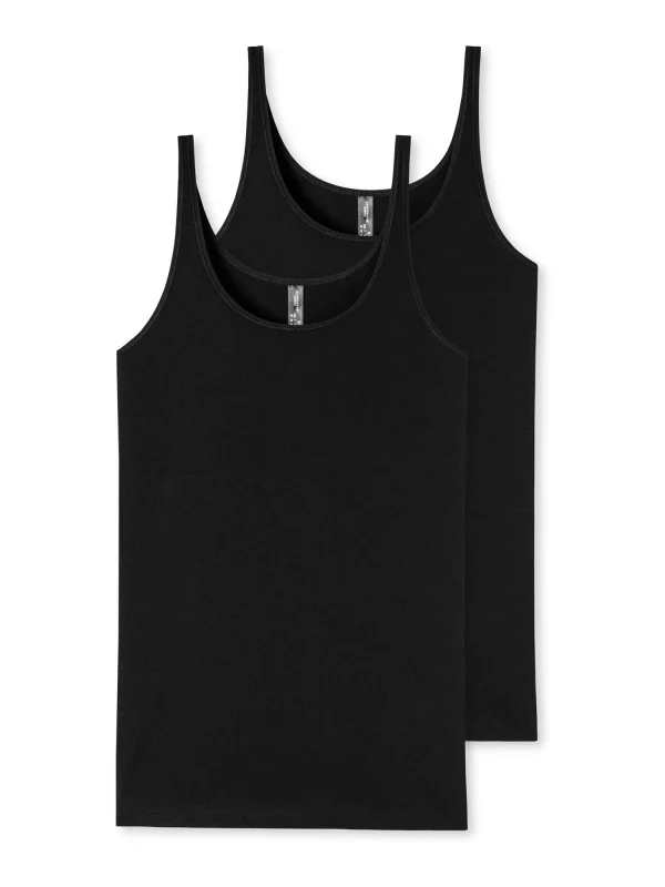 Schiesser Tops 95/5 In Schwarz 1